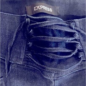 Express Waist Band Corset Jeans for that  Snatched Effect.